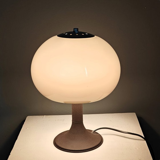 Image 1 of Herda Schreibtischlampe, Weltraumzeitalter-Pilz