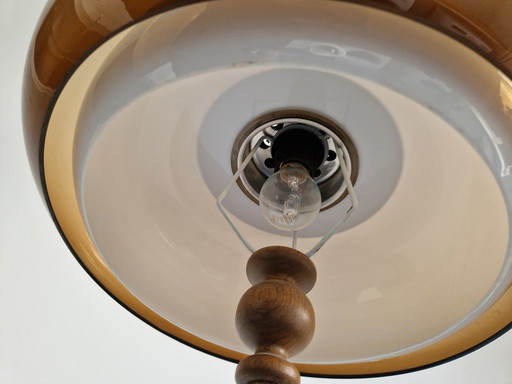 Vintage pendant lamp Herda mushroom space age design