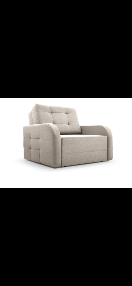 Image 1 of Poltrona letto Möblo Porto 80 - beige con funzione letto