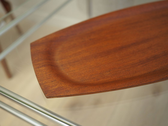 Image 1 of Teakholz-Tablett, dänisches Design, 1960er Jahre, Produktion: Dänemark