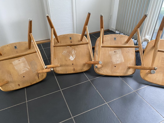 Image 1 of 4x Pastoe Akerblom stoelen 