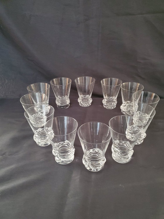 Image 1 of DAUM Nancy - Servizio di cristallo - Modello Sorcy - 1960-70 (rif. 3957)