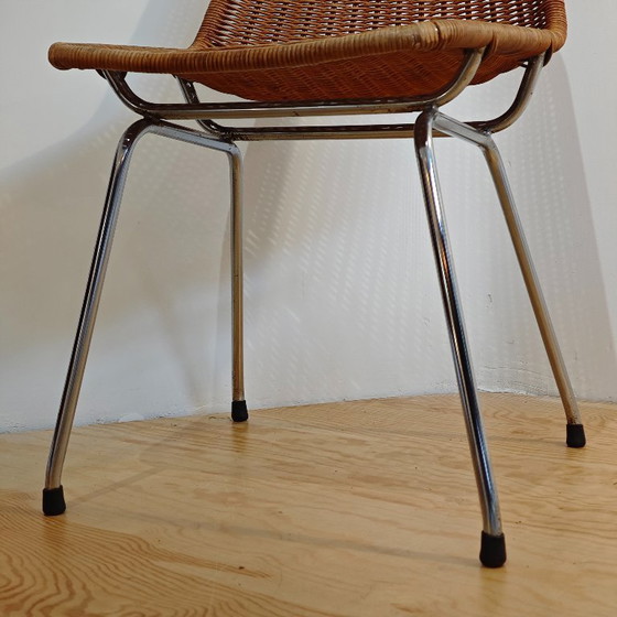 Image 1 of Sedia vintage in vimini Dirk van Sliedregt