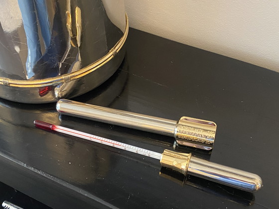 Image 1 of Vintage 60s/70s and rare Gucci ice cream or caviar bucket in silver-plated metal