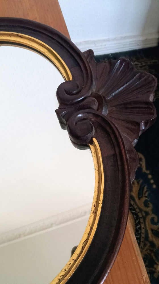 Vintage Deknudt Mirror (Belgium) – Hollywood Regency – 93 x 56 cm – Glass (photo 5 of 7)