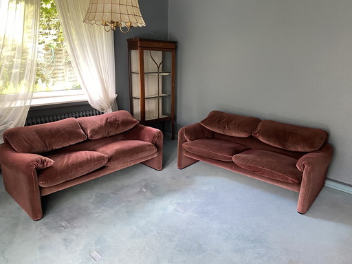 Cassina Maralunga Zweisitzer -2 Stück-