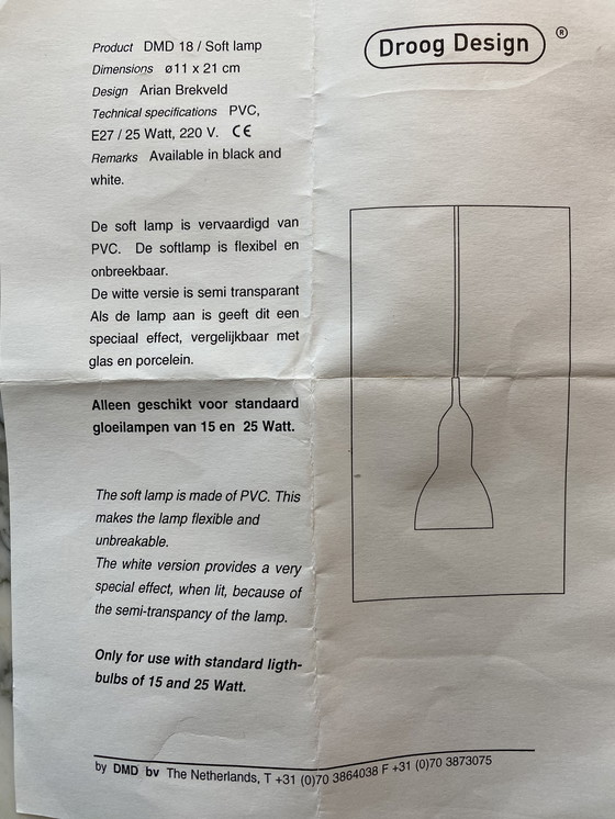 Image 1 of Lampe douce 1995 Arian Brekveld Droog Design
