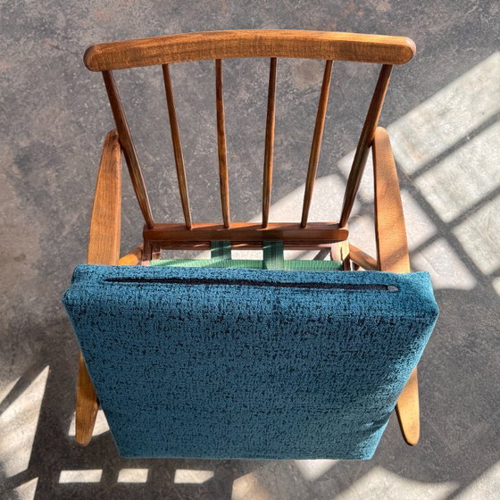 Image 1 of Een paar volledig gerestaureerde Tsjechoslowaakse TON-fauteuils uit 1960.