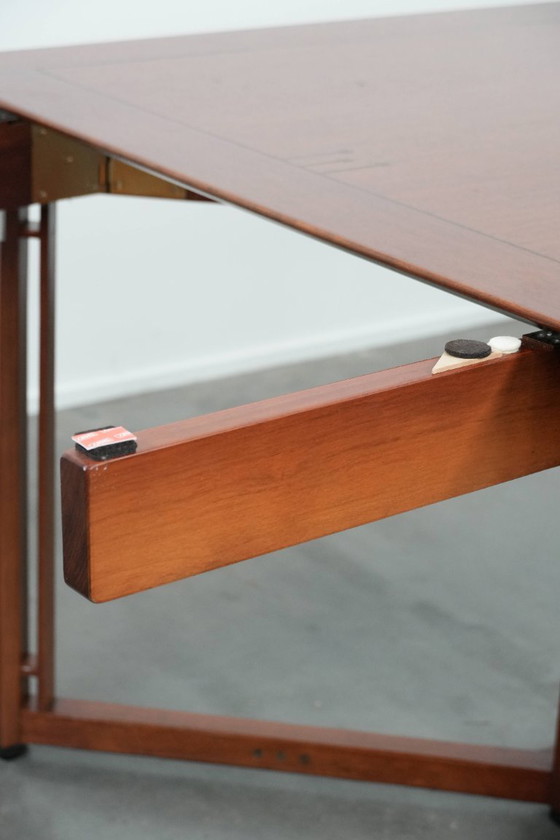 Image 1 of Practical extendable Art Deco design dining table for 6 to 8 people from Schuitema from the Decoforma series