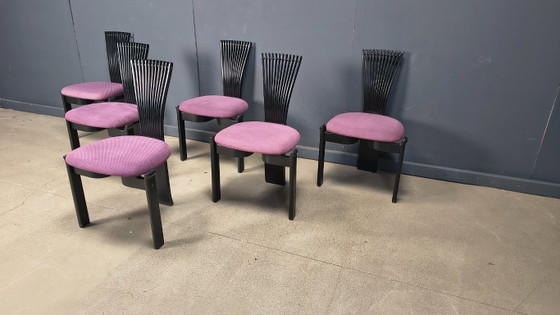 Image 1 of Totemstoelen van Torstein Nislen voor Westnofa, jaren 80