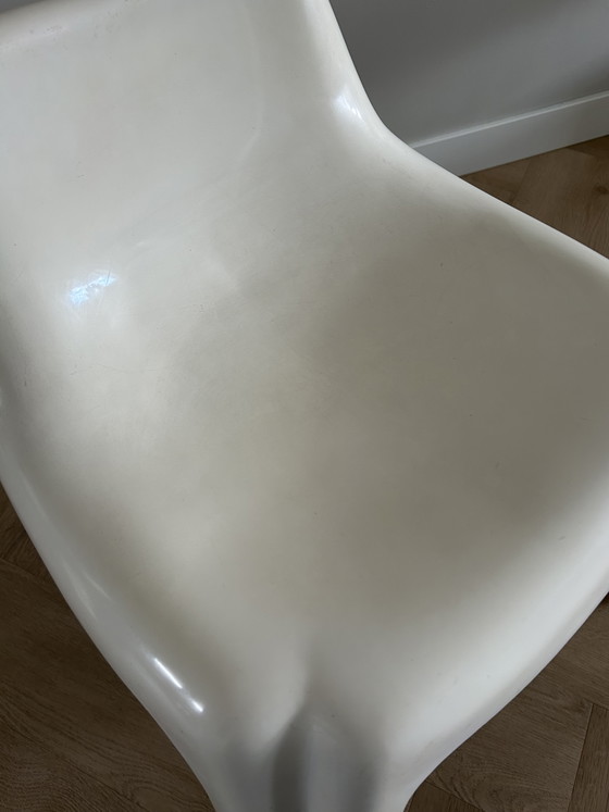 Juego de 4 sillas Patrick Gingembre ‘Ginger’ – Paulus, Francia, ca. 1970 – Sillas de comedor, Fiberglass (photo 6 of 11)