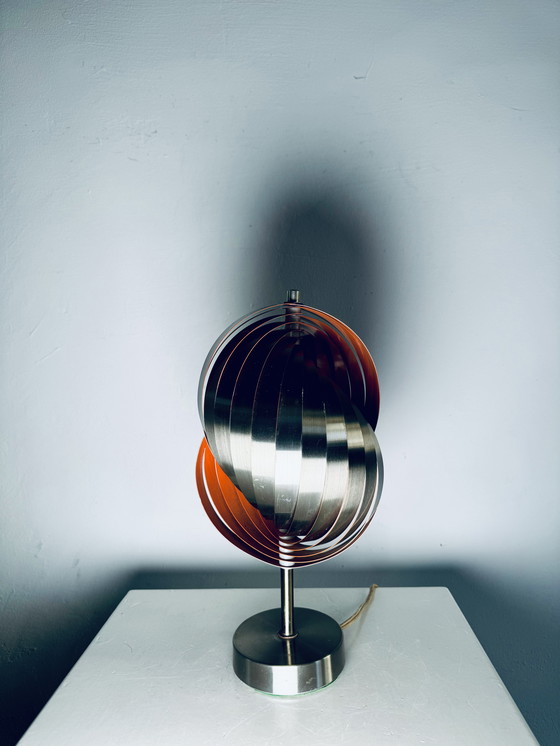 Image 1 of SPIRAAL MAANLAMP DOOR MASSIVE, BELGIË, jaren 1980