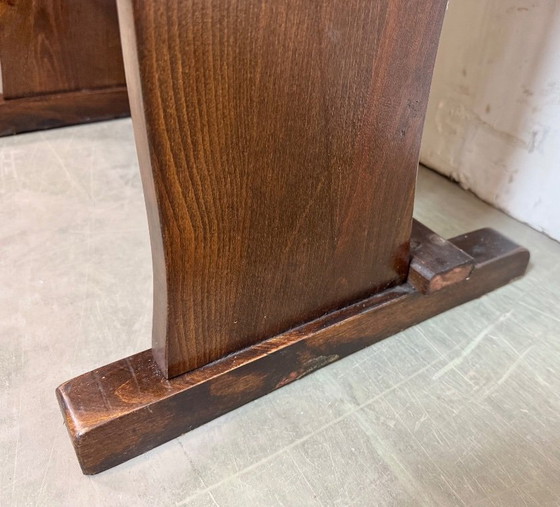 Image 1 of Vintage tweezits bioscoopbank van TON, jaren 60