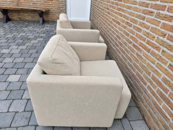Walter Knoll Nelson Armchair (2x) – Cotton (photo 4 of 18)
