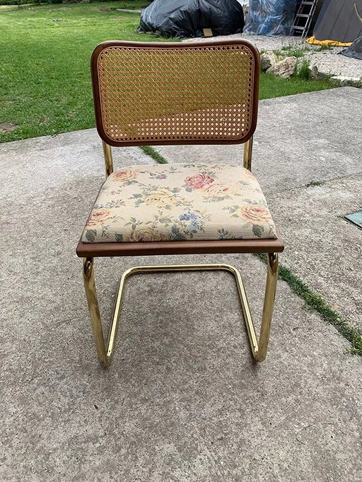 1 von 5 Mid-Century Modern italienischer Marcel Breuer B32 Cesca Stuhl, 70er Jahre