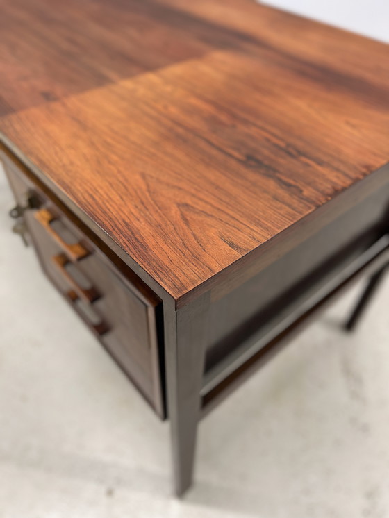 Image 1 of Bureau en bois de rose par Kai Kristiansen pour FM Møbler