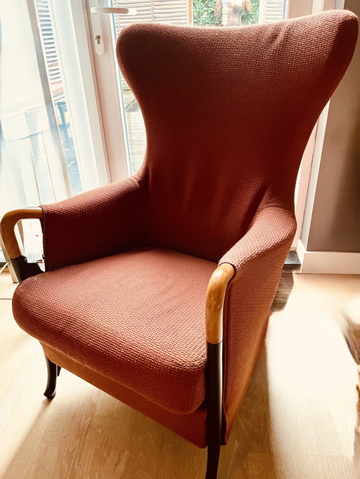 2x Giorgetti Progetti Wing Chairs