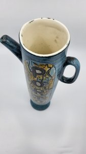 Image 1 of Ceramic pitcher Jean de Lespinasse Bleu France French Riviera 1950
