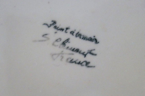 Image 1 of Coppia di vasi in barbotine di Saint Clement H 39 cm circa 1900