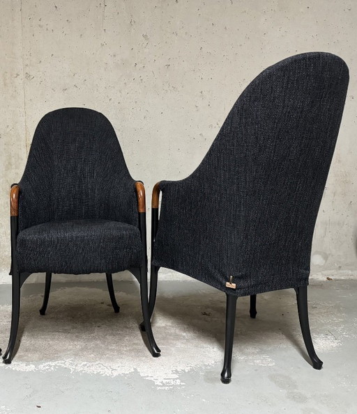 4 sillas de diseño Giorgetti