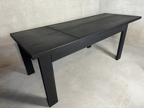 Image 1 of Vintage 1970'S Brutalist Extendable Dining Table