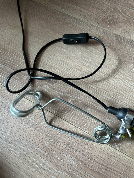 Image 1 of Vintage Green Pinch Lamp