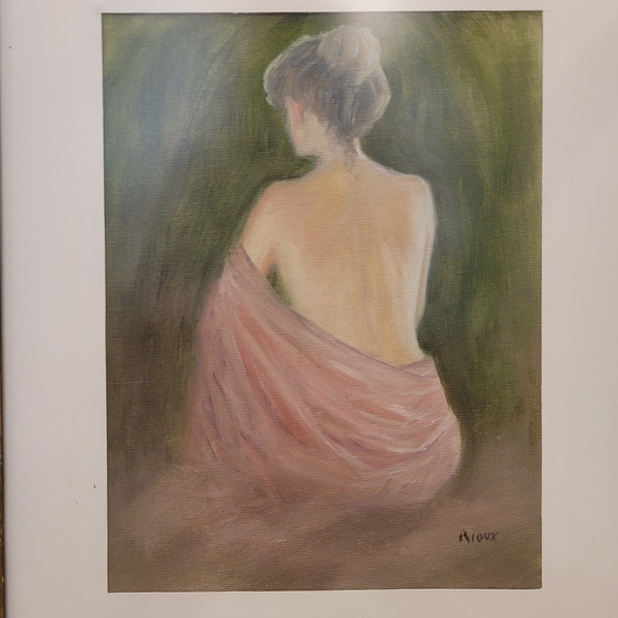 Image 1 of Gouache Mujer Intimista Rioux