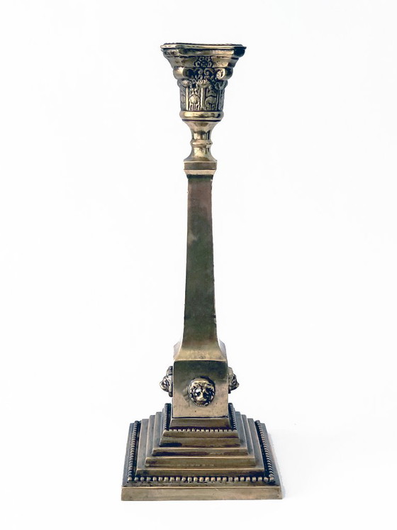Victorian Style Candlestick Set – Candle holders, Brass, Metal (photo 6 of 11)