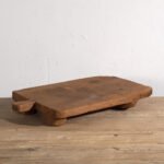 Petite table ancienne en bois massif (c.1920) #12 – Tables d'appoint, Rustic (photo 6 of 10)
