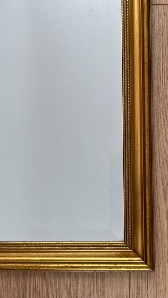 Miroir classique avec cadre doré et verre biseauté – Glass (photo 4 of 6)