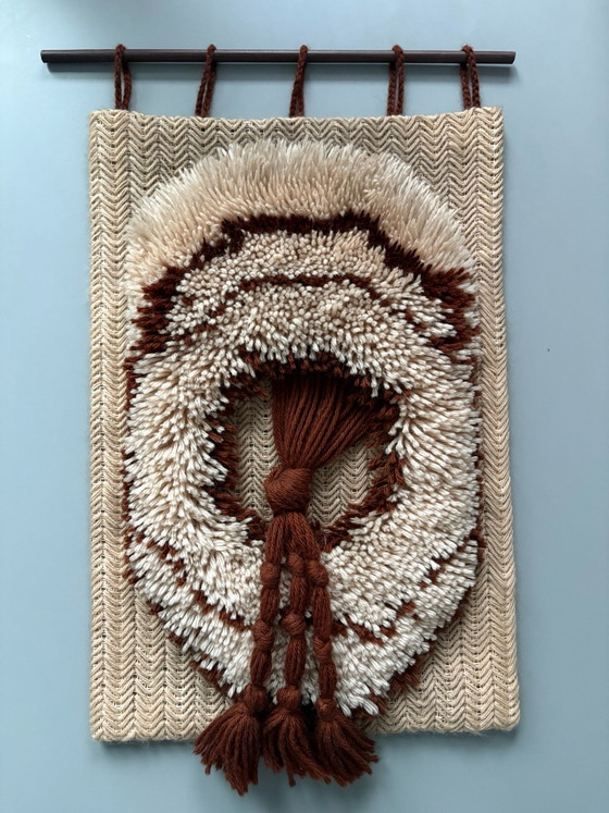 Vintage wandtapijt – Wanddecoratie, Wol (photo 5 of 5)