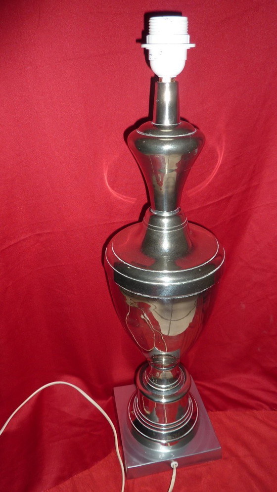 grande lampe, Chrome, Gris (photo 2 sur 5)