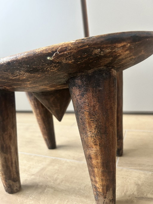 Senufo Stools – Hand-Carved by Mouya Konate (Single or Set of 2)