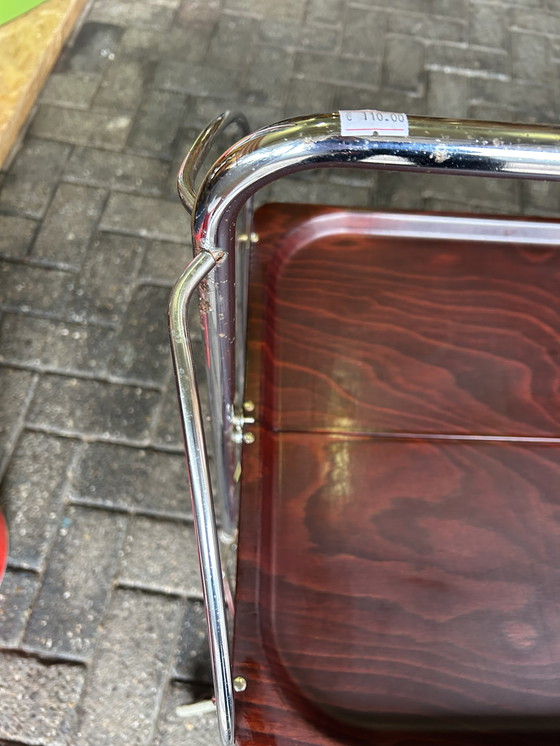 Image 1 of Chariot de service/meuble mural Gerlinol vintage années 60/70