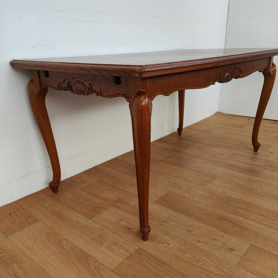 Vintage country dining table. Extendable and dismountable. – Wood (photo 4 of 23)