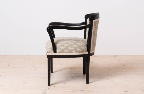 Image 1 of Set van 2 Biedermeier fauteuils in rustieke, landelijke stijl, Oostenrijk, circa 1850