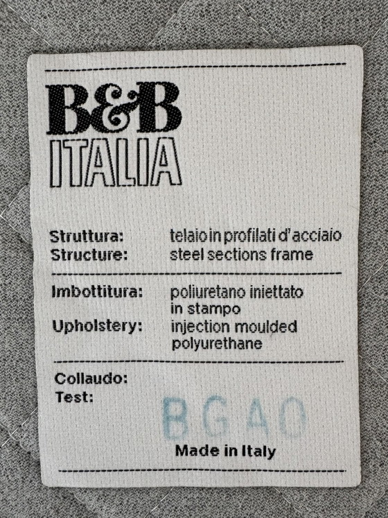 Image 1 of Ensemble de 2 sofas B&B Italia 'Charles' - design Antonio Citterio