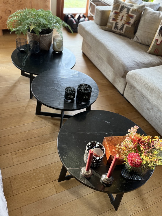 Image 1 of Runder Couchtisch aus Marmor