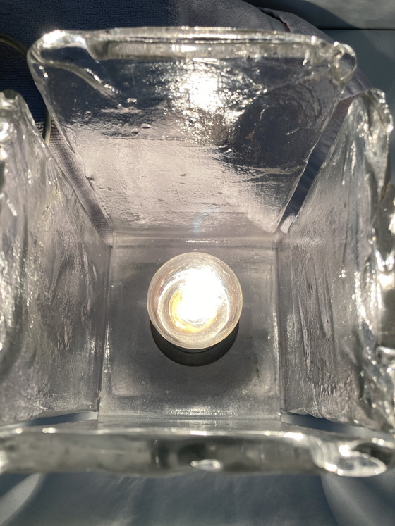 Image 1 of 2 vintage design tafellampen uit de jaren 80 van Murano-glas