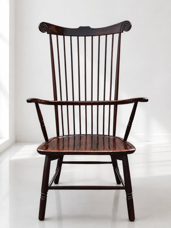 Image 1 of Poltrona Paolo Buffa schienale a "bacchette" 1946