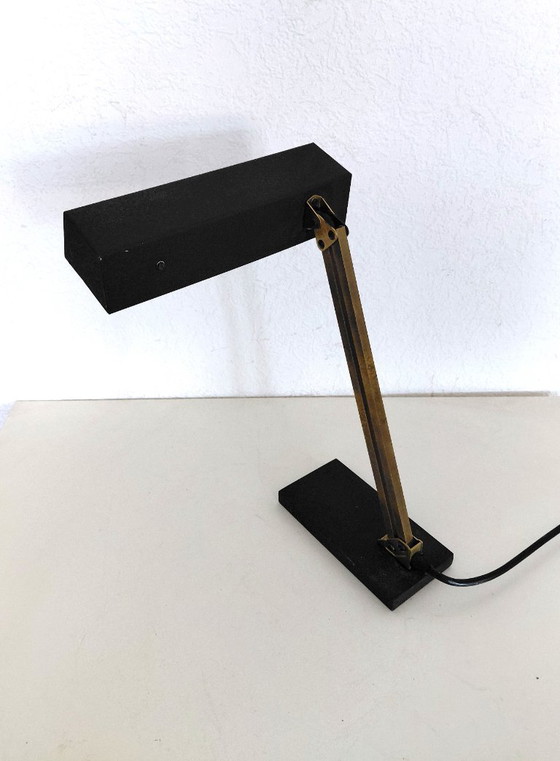 Image 1 of Pfaffl desk lamp model 833 in brown