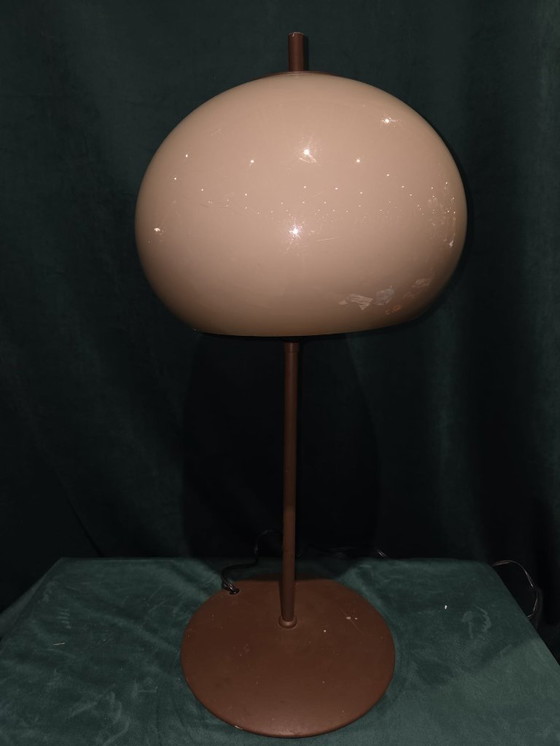 Image 1 of Mid-Century Acryl Paddenstoel Tafellamp Van Dijkstra, Nederland, Jaren 70