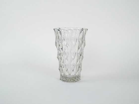 Image 1 of Crystal vase, Italian design, 1960s, manufactured in Italy