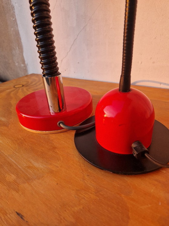 Image 1 of Paar tafellampen uit het ruimtetijdperk