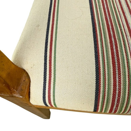 Image 1 of Niederländischer Empire-Sessel mit Lyra-Rückenlehne aus Kirschholz
