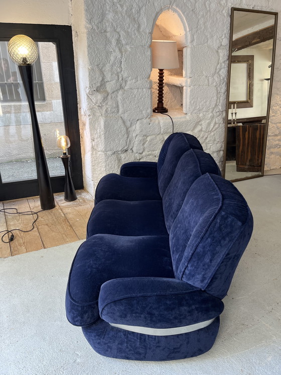 Image 1 of Set di divano e 2 poltrone Space Age anni '70