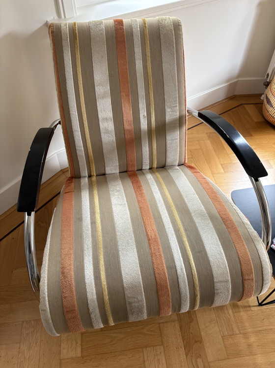 Image 1 of 2 Gelderland Lotus 5470 Sessel von Jan Des Bouvrie. Polsterung von Designers' Guild.