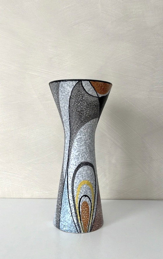 Image 1 of Rumba keramische vaas, Flora Gouda Holland, jaren 70