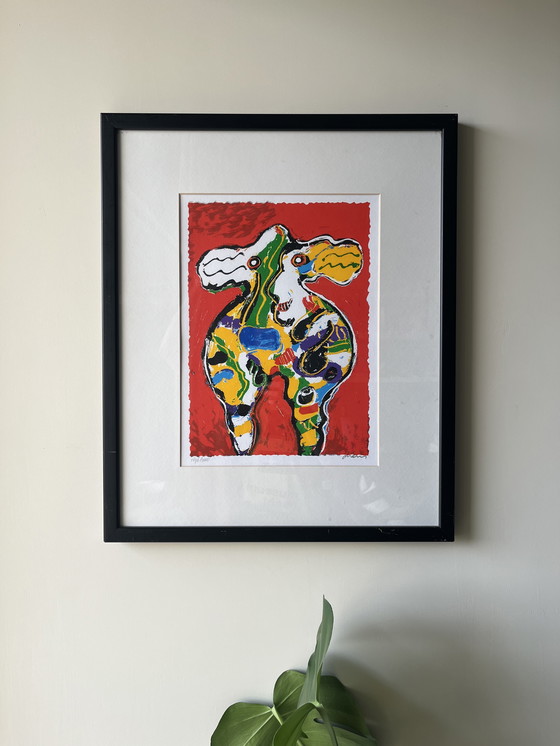 Image 1 of Peter Diem - Cow Red litho