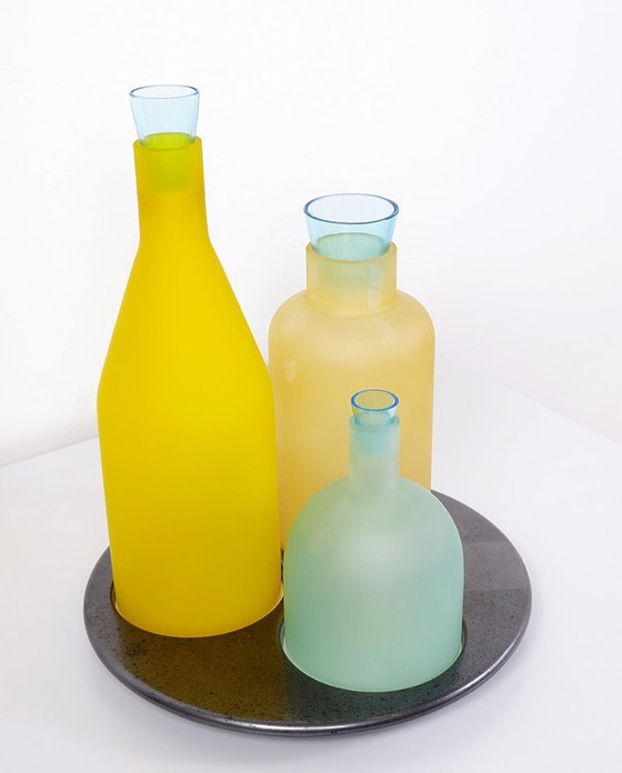 Image 1 of "Bacchus 1-2-3" table lamp in Murano glass, by Gido Rasati for ITRE - 1980s